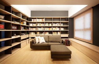 淡雅简洁日式风格一居室室内装修案例图