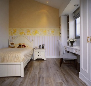 自然甜美简欧风 卧室背景墙设计