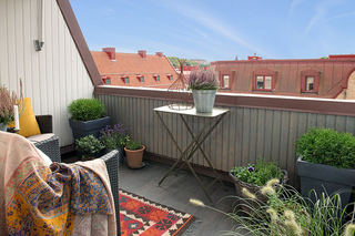 自然风情北欧家居景观阳台设计