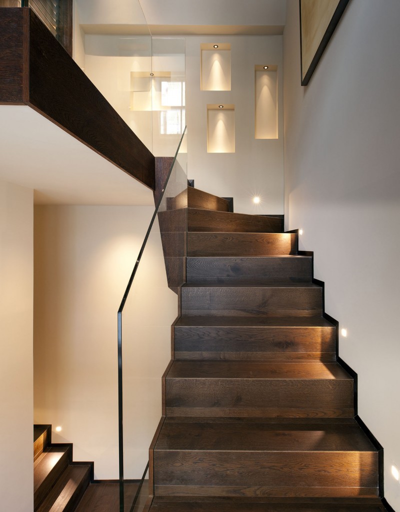 休闲美式风 复式实木楼梯设计