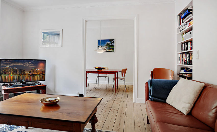 简朴自然北欧风格小户型一居室装潢图片