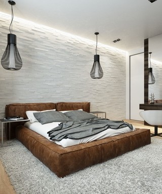现代潮流设计卧室软床欣赏