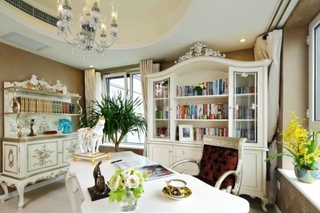 豪华精美复古欧式书房家居设计欣赏
