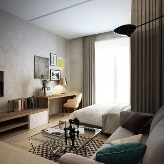 现代时尚设计公寓卧室装修案例
