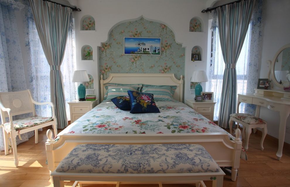 唯美地中海设计装修风格卧室欣赏图