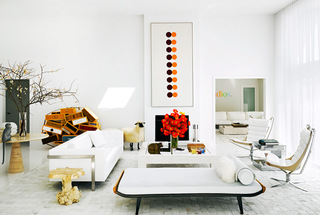清新唯美北欧艺术风格客厅沙发设计