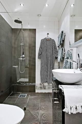 时尚摩登北欧风情卫生间淋浴装饰设计