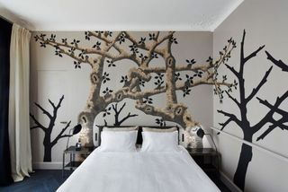 精美古典北欧风卧室背景墙设计