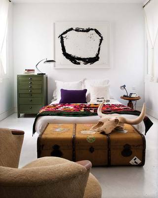 自然复古北欧风卧室设计