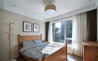 自然北欧风情公寓卧室窗户设计