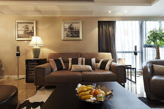 时尚现代都市风情客厅沙发装饰效果图