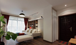 舒适温馨现代小户型一居室装修设计图