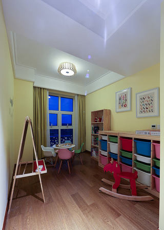 彩色美式设计儿童房装饰大全