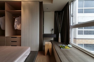 休闲现代简约风格卧室飘窗设计