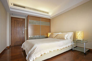 优雅现代新中式家居实木卧室设计