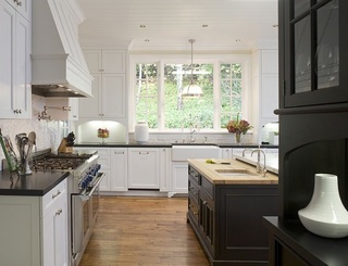 黑白北欧新古典主义风格厨房设计
