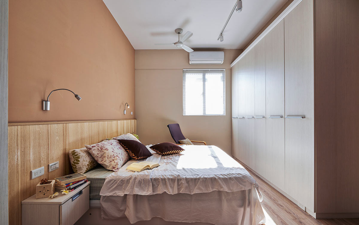 温馨暖系日式宜家风卧室装饰效果图