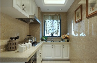 家装厨房优雅浪漫欧式风格装修设计图