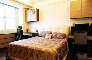 温馨复古简约日式卧室设计