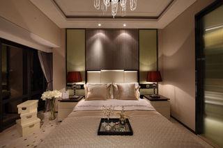 家装现代卧室美式装饰风格样板房欣赏