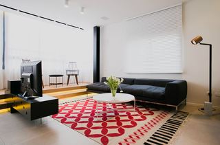时尚现代风格客厅地毯效果图