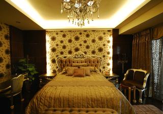 奢华欧式新古典卧室背景墙装饰大全