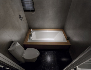 水泥个性现代浴室设计