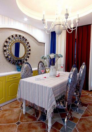唯美地中海设计风格餐厅软装饰欣赏