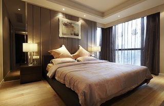 时尚现代风格设计 二居室卧室装修效果图