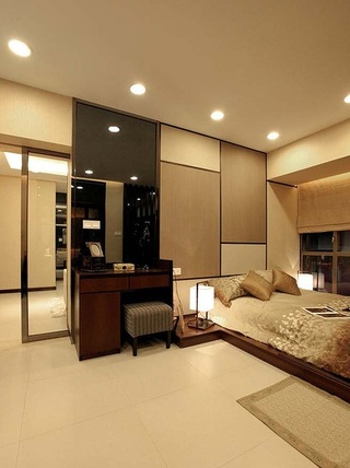 时尚现代日式卧室效果图