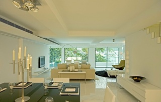 148平米大三居客厅简约设计现代装修设计图