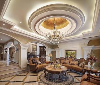300平米别墅室内大气豪华古典欧式风格装修效果欣赏图