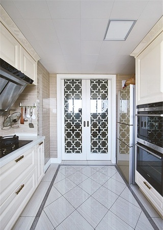 精美现代简欧厨房室内门隔断装饰