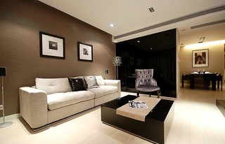 现代时尚感设计 客厅沙发背景墙装饰