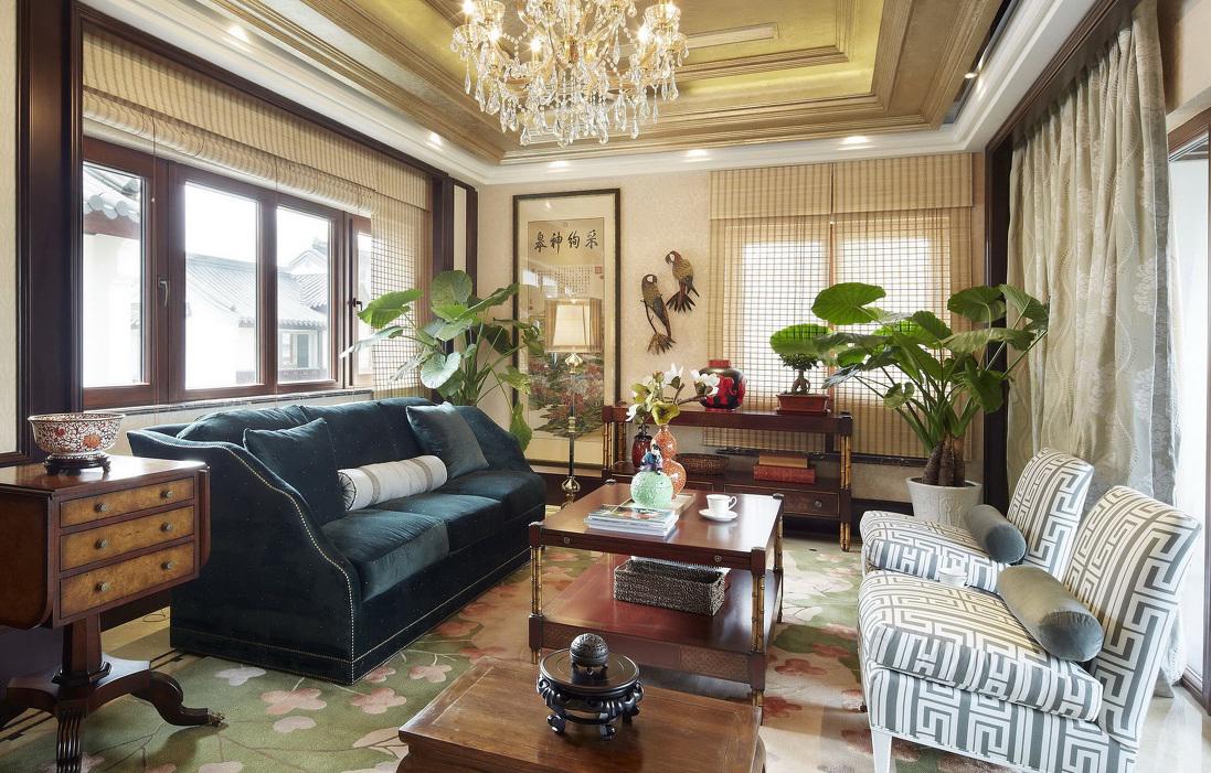 中式新古典混搭客厅装饰设计