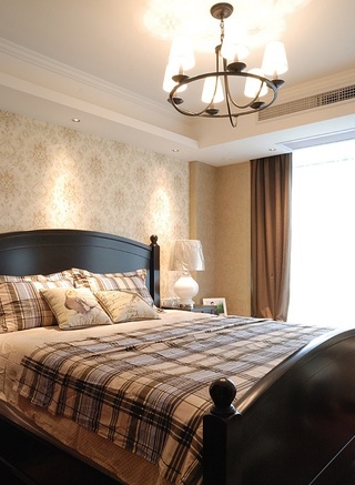 温馨复古美式卧室装饰效果图欣赏