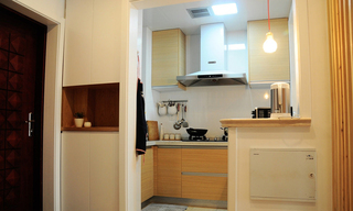 小户型厨房日式风格设计装修欣赏图