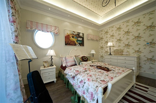 甜美地中海设计卧室软装饰家居大全