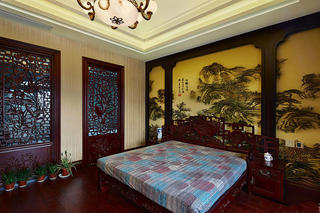 明清古典中式风格卧室装修欣赏图