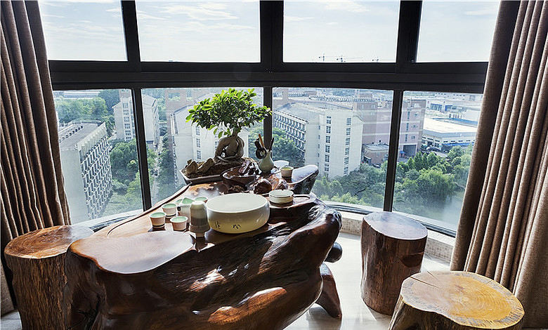 阳台,其它,中式,咖啡色