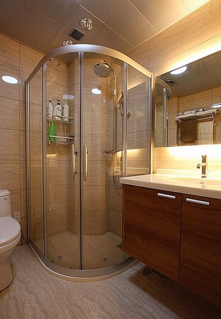 时尚现代卫生间 淋浴房装修效果图
