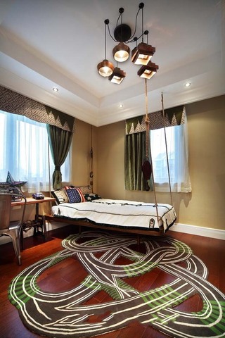 摩登梦幻东南亚卧室装潢设计欣赏