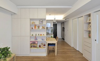 超简洁小户型日式家具置物柜设计装修图