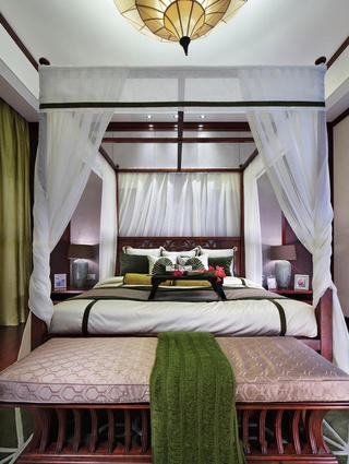 浪漫清新复古东南亚家居设计卧室大全欣赏