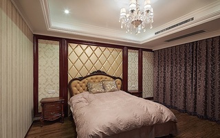 古典欧式风格卧室窗帘装饰效果图