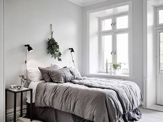 雅致简约北欧风格单身公寓卧室效果图