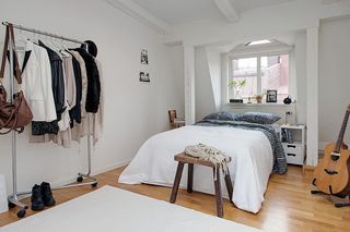 简洁北欧小户型公寓卧室设计装潢图