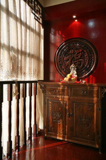 阳台,其它,中式,咖啡色