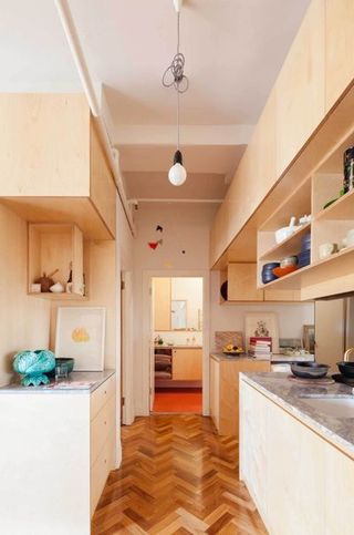 小户型公寓厨房简约装修效果图