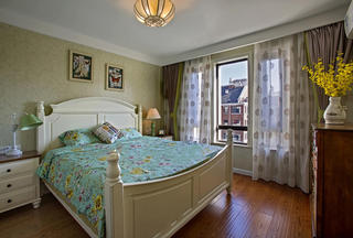 清新复古美式设计卧室装饰大全